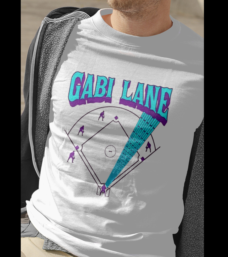Gabi Lane Home Run Baseball Diamond T-Shirt