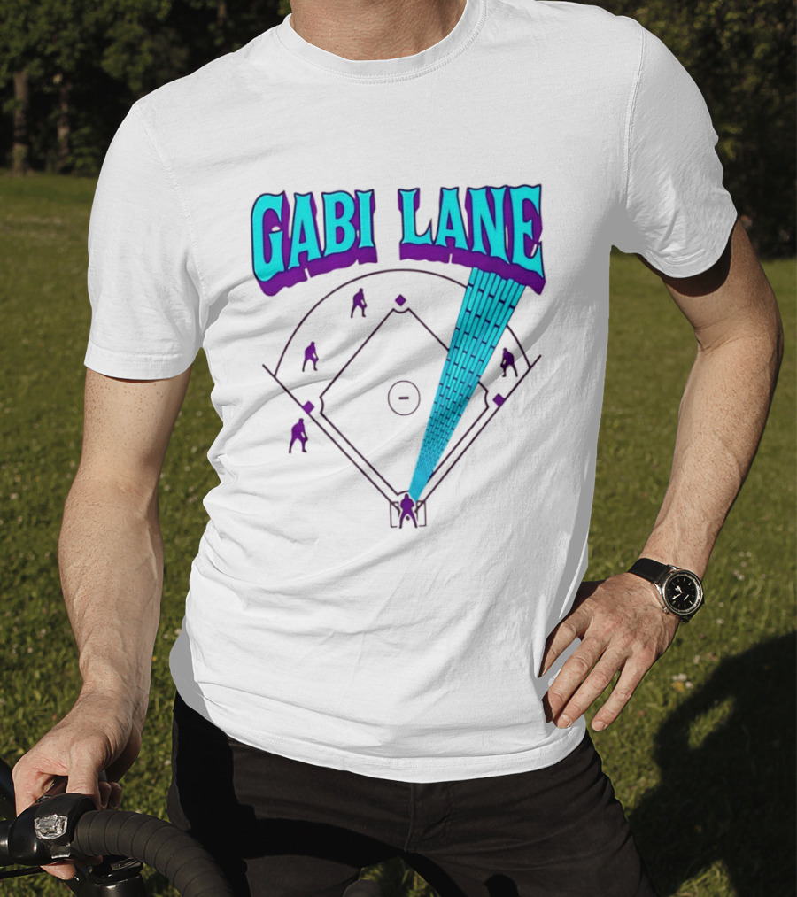 Gabi Lane Home Run Baseball Diamond T-Shirt