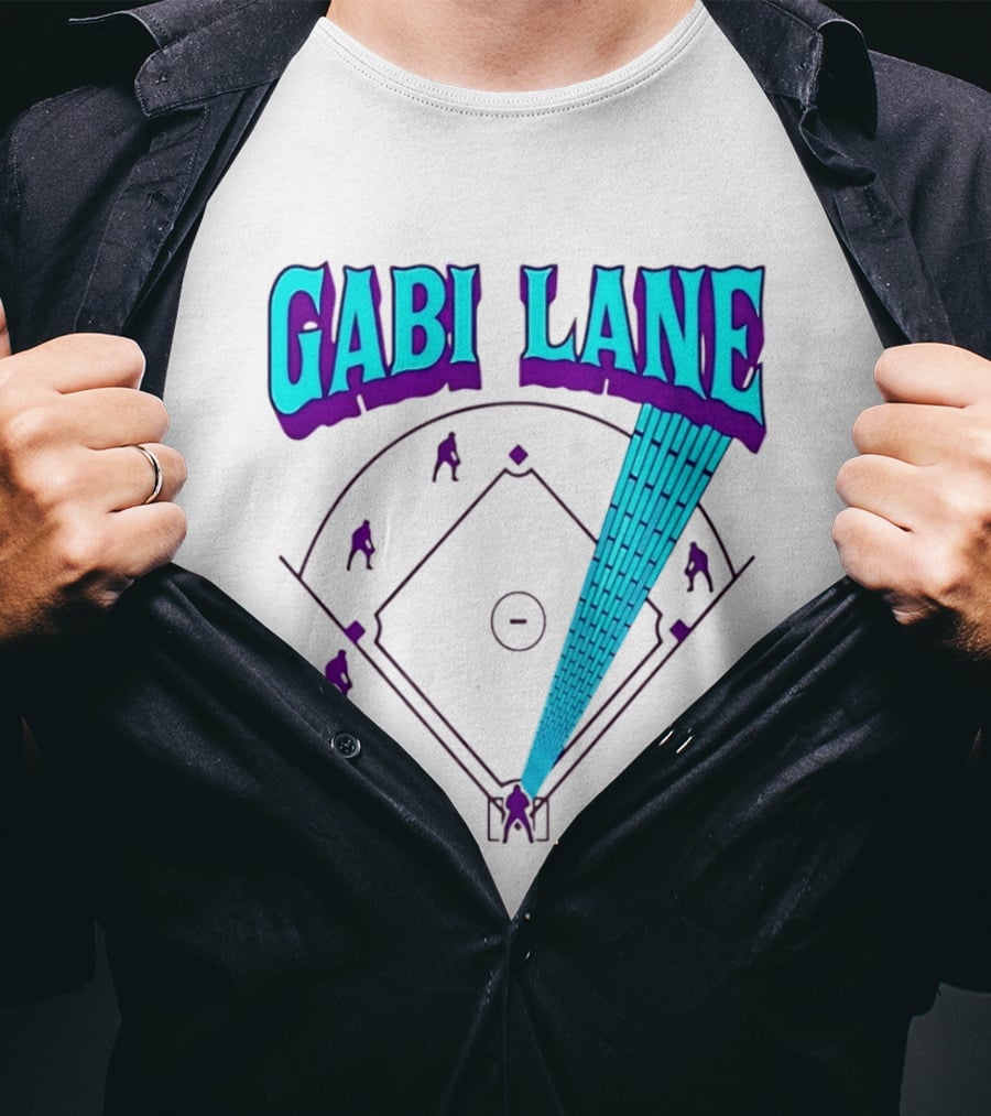Gabi Lane Home Run Baseball Diamond T-Shirt