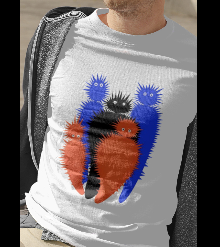 Hollerbaum And Schmidt Julius Klinger 1909 Spiky Colorful Creatures T-Shirt