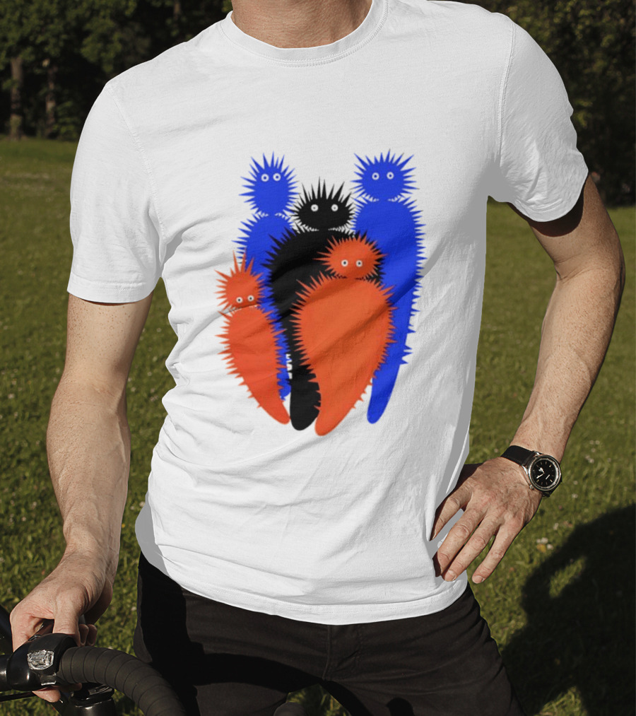 Hollerbaum And Schmidt Julius Klinger 1909 Spiky Colorful Creatures T-Shirt