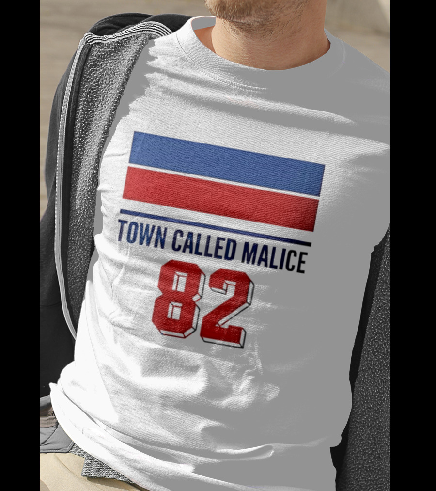 The Jam Town Called Malice 82 Red And Blue Bars T-Shirt