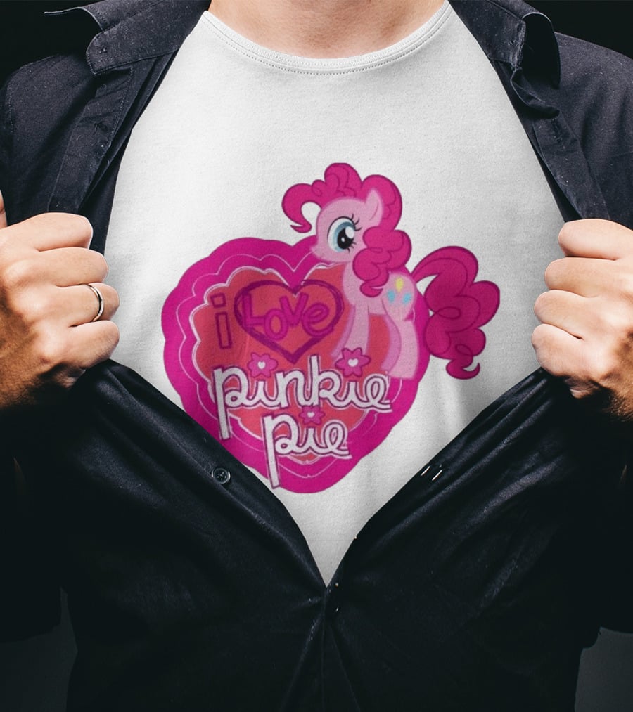 I Love Pinkie Pie My Little Pony Friendship Magic Fan Favorite T-Shirt