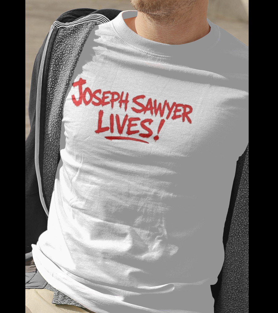 Joseph Sawyer Lives Bold Red T-Shirt
