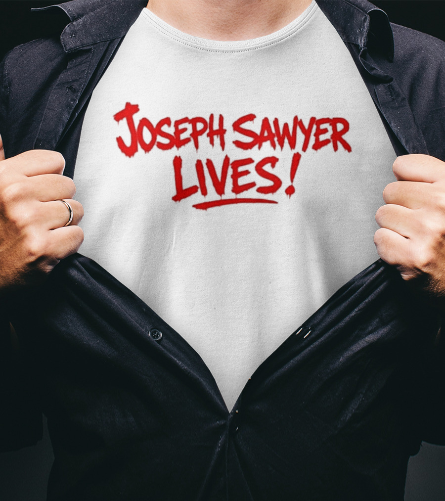 Joseph Sawyer Lives Bold Red T-Shirt