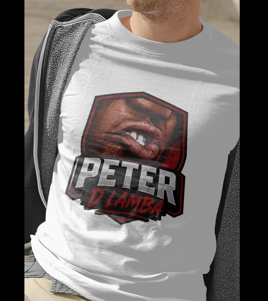 Peter D Lamba Nigerian Politics Satire Streetwear Bold Expression T-Shirt