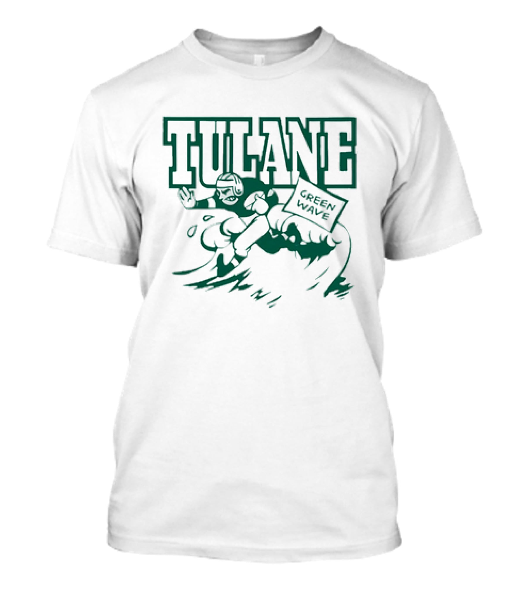 Tulane Green Wave Vintage Football Team T-Shirt