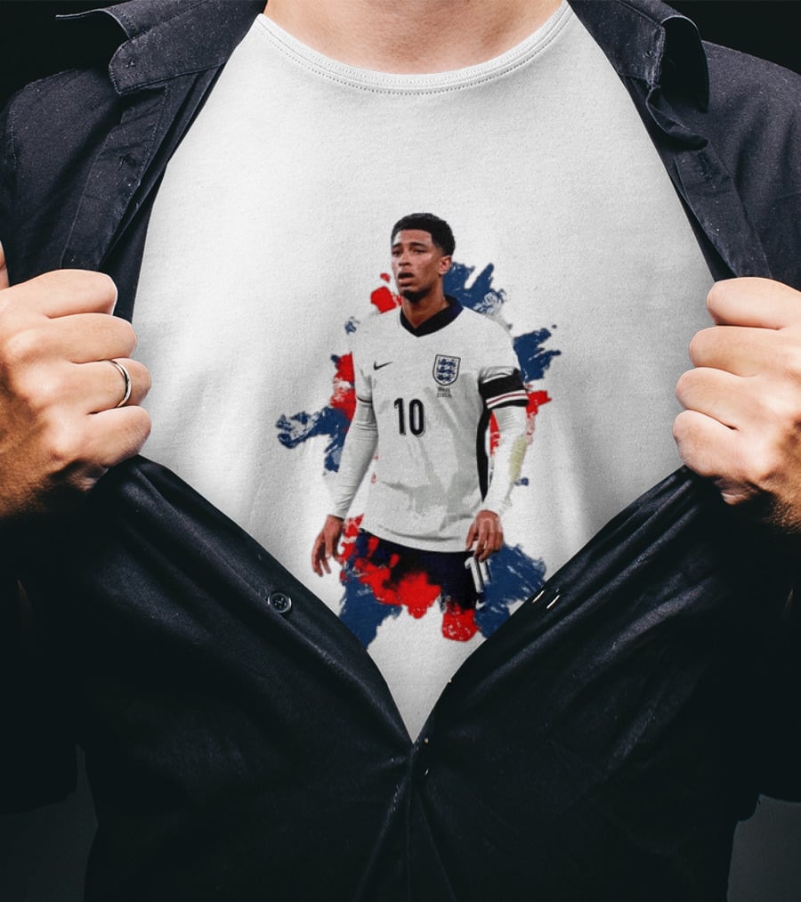 Jude Bellingham 10 England Football Team Captain T-Shirt