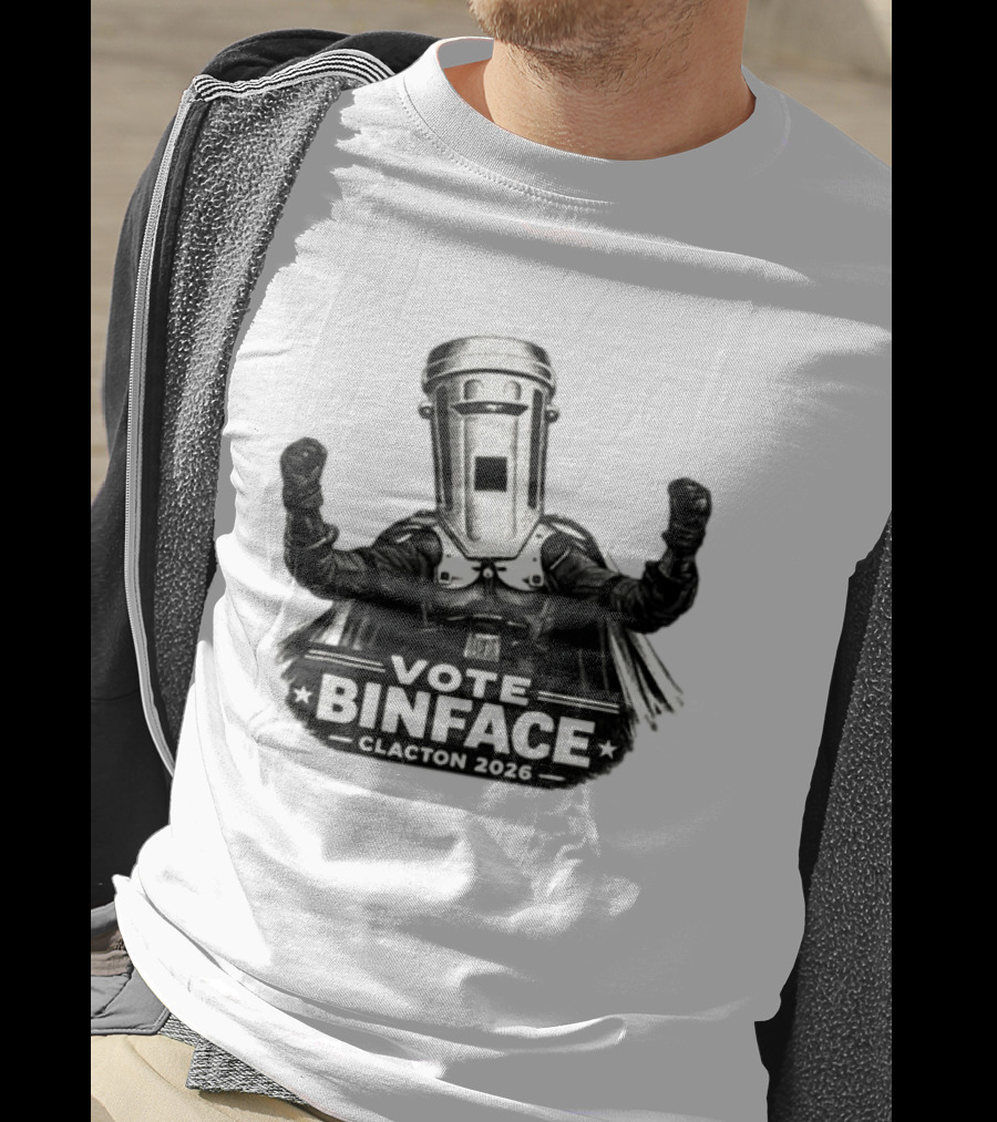 Vote Binface Clacton 2026 UK Election Campaign T-Shirt