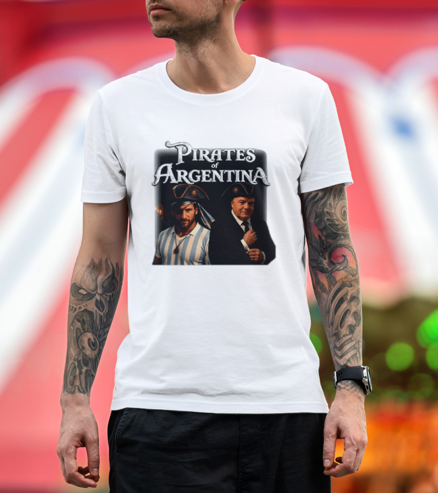 Pirates Of Argentina Messi Mashup Soccer Legend And Captain T-Shirt