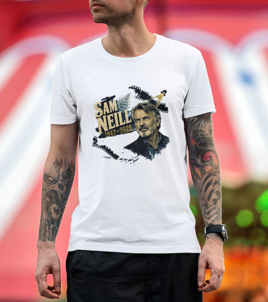Sam Neill 1947 2026 The Story Continues In Memory Forever T-Shirt