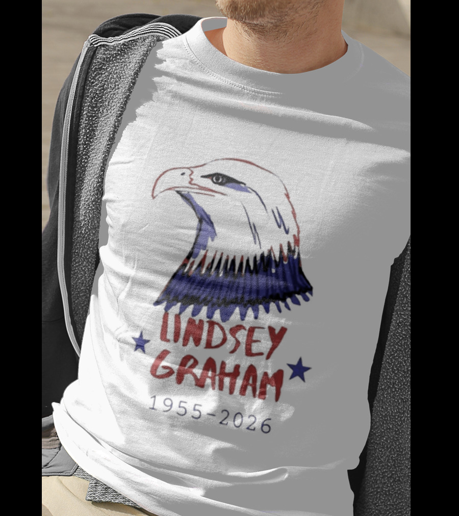 Lindsey Graham 1955 2026 Patriotic Eagle T-Shirt