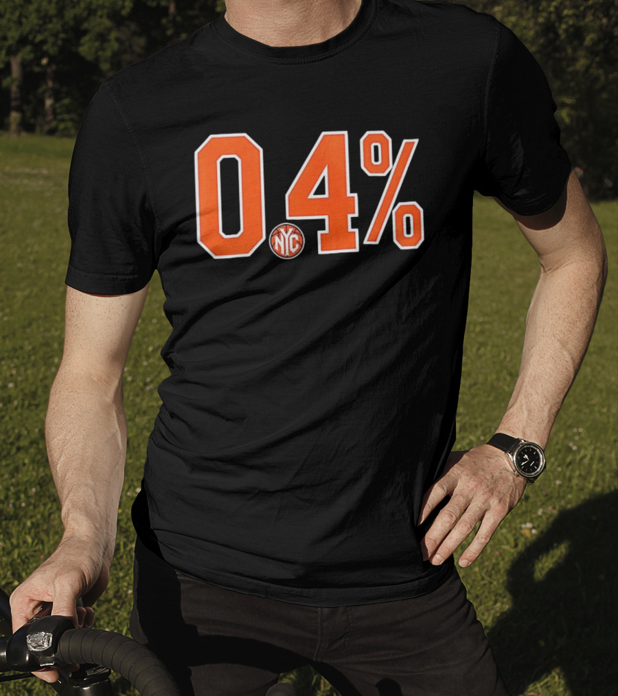 0.4 Percent NYC New York Knicks NBA T-Shirt