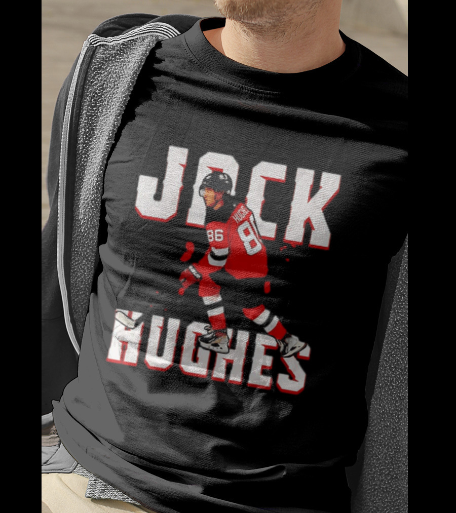 Jack Hughes 86 New Jersey Devils Hockey Jersey T-Shirt