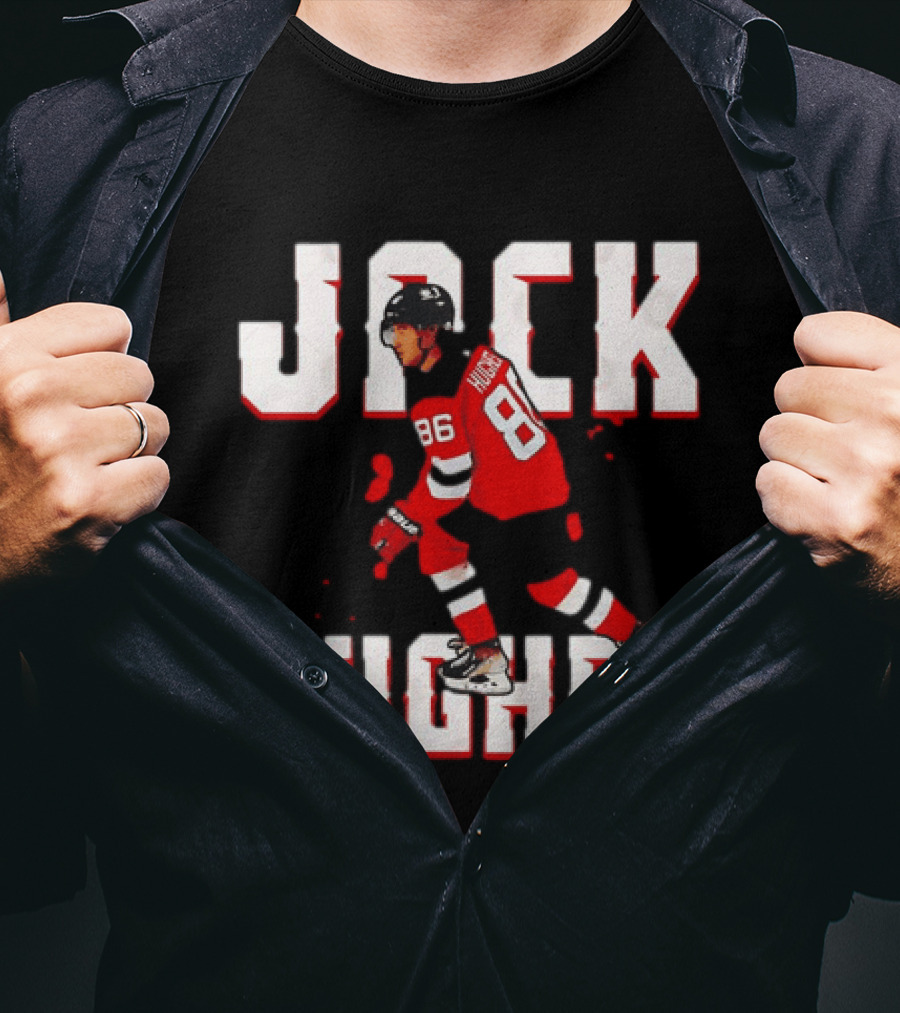 Jack Hughes 86 New Jersey Devils Hockey Jersey T-Shirt