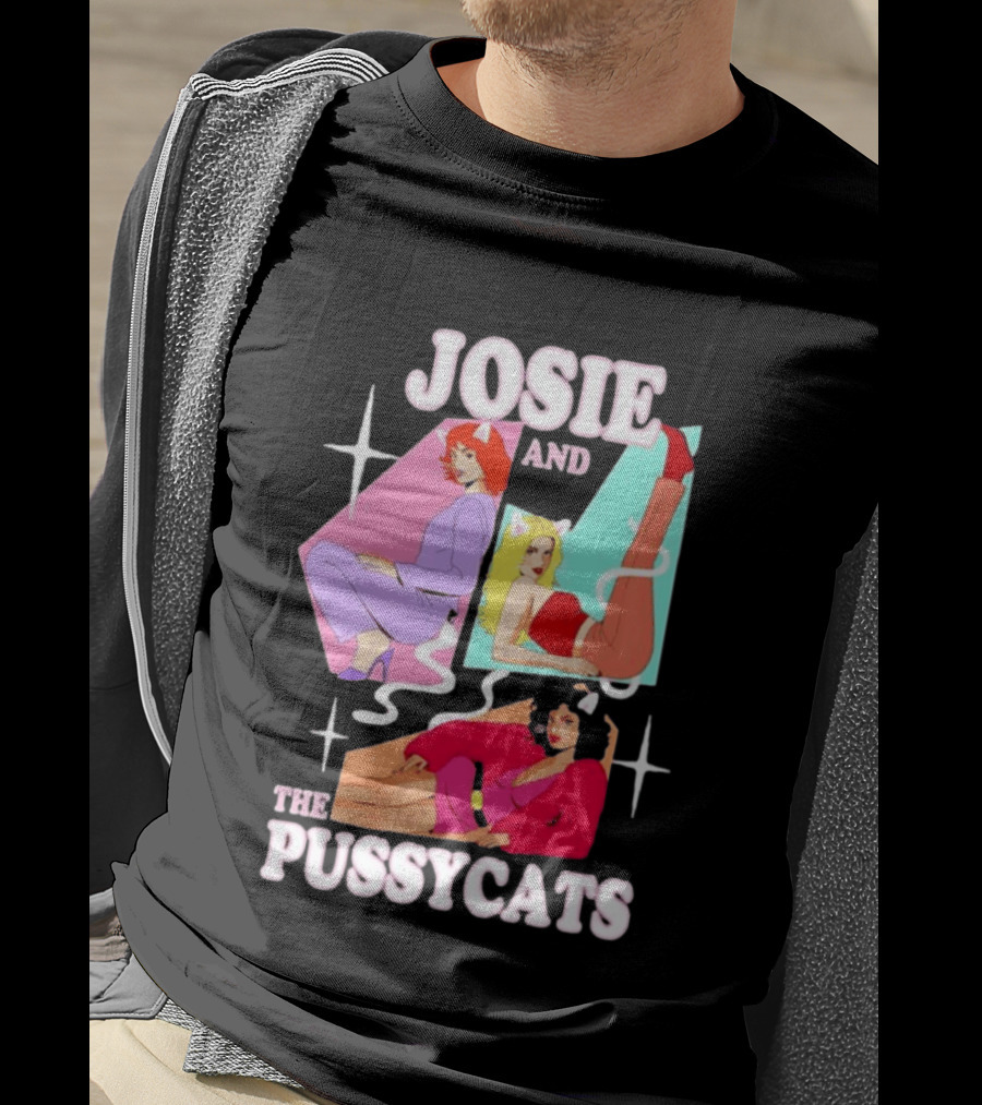 Josie And The Pussycats Valerie Brown Melody Valentine Vintage Cartoon Fashion T-Shirt