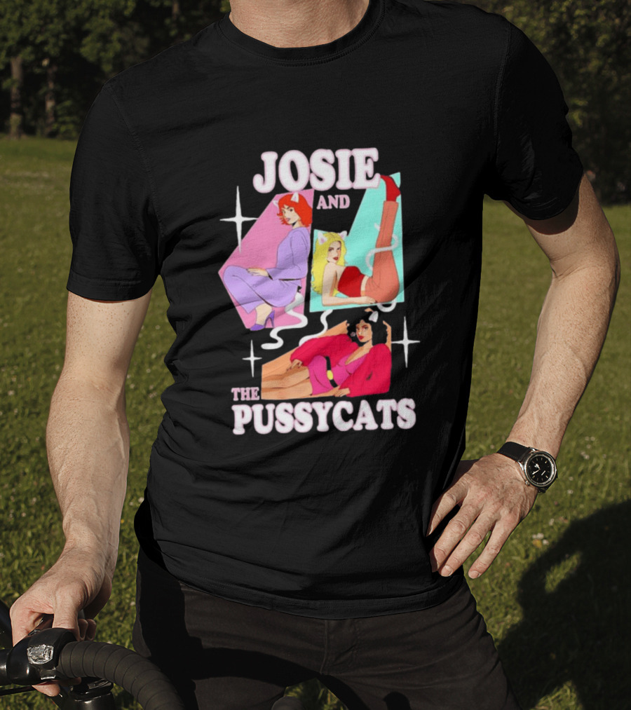 Josie And The Pussycats Valerie Brown Melody Valentine Vintage Cartoon Fashion T-Shirt