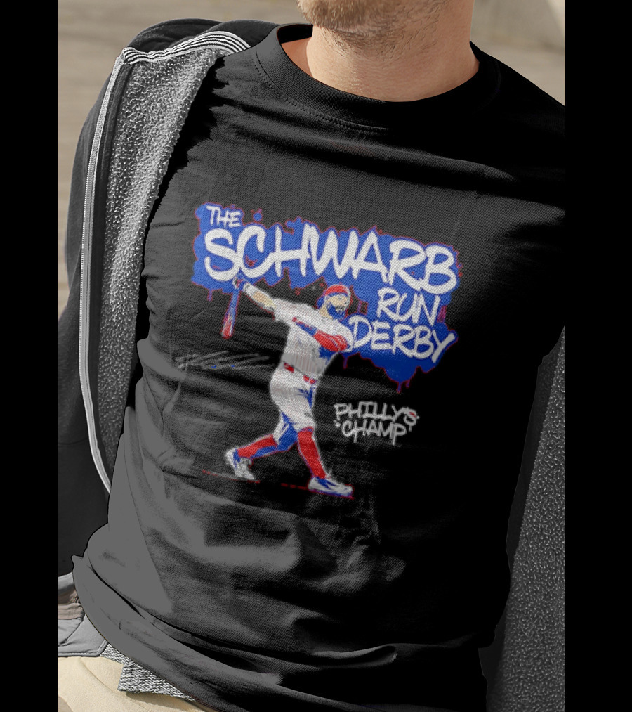 The Schwarb Run Derby Kyle Schwarber Philadelphia Phillies T-Shirt