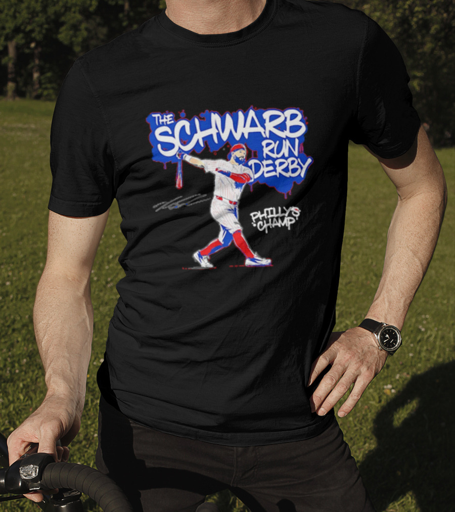 The Schwarb Run Derby Kyle Schwarber Philadelphia Phillies T-Shirt