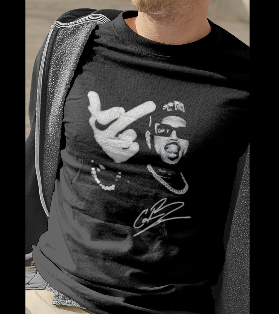 Chris Brown Middle Finger CB Signature T-Shirt