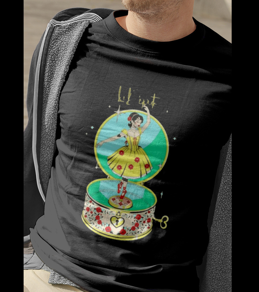 La Dispute Such Small Hands Ballerina Music Box Vintage Style Yellow Dress Flowers T-Shirt