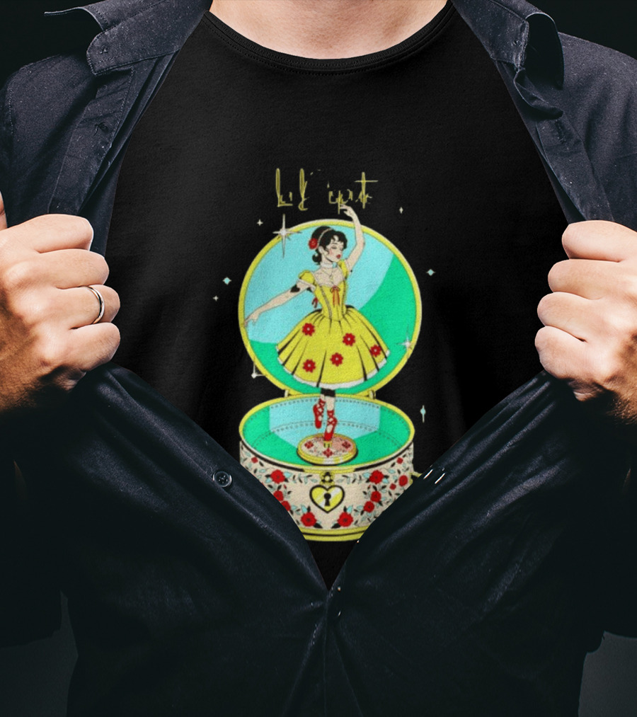 La Dispute Such Small Hands Ballerina Music Box Vintage Style Yellow Dress Flowers T-Shirt