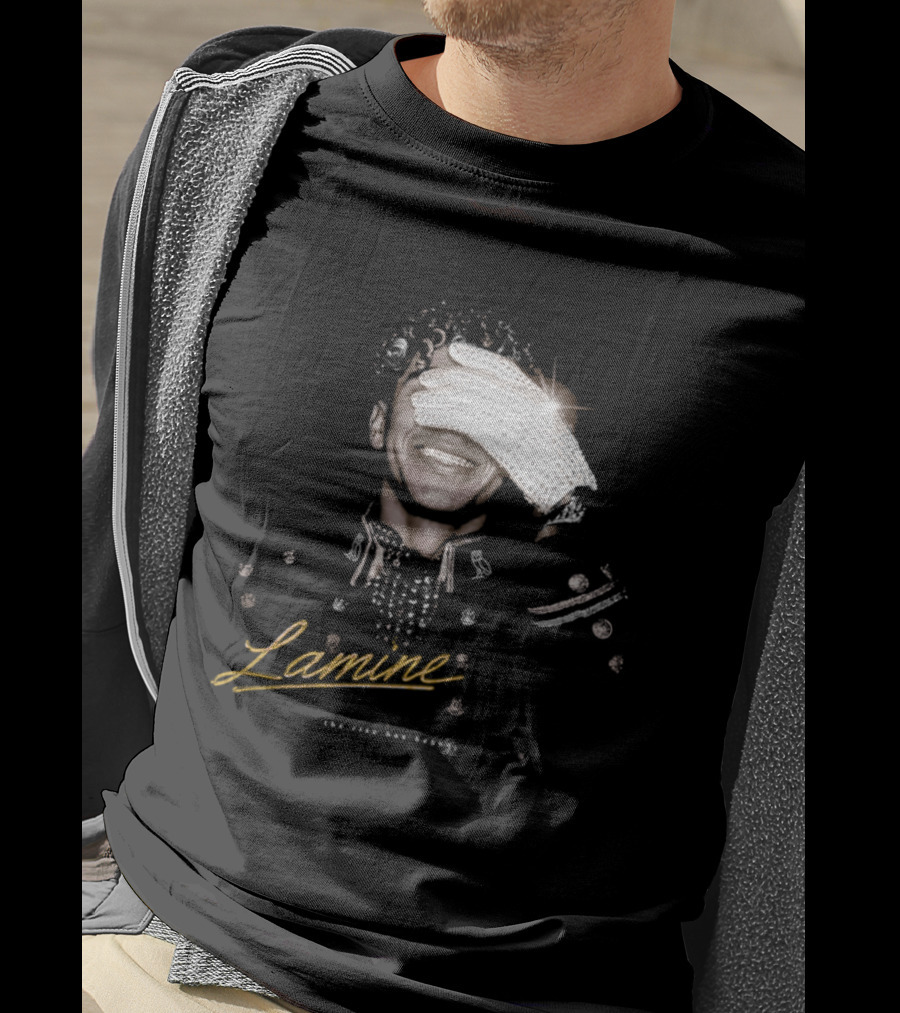 Lamine Camara Sparkling Diamond Glove The Rise Has Begun T-Shirt