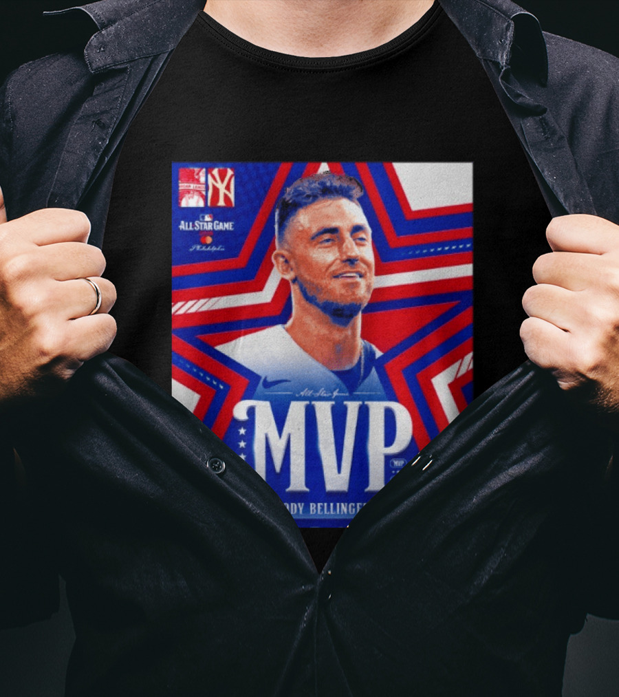 Cody Bellinger MVP 2026 MLB All Star Game Philadelphia Yankees Stars T-Shirt