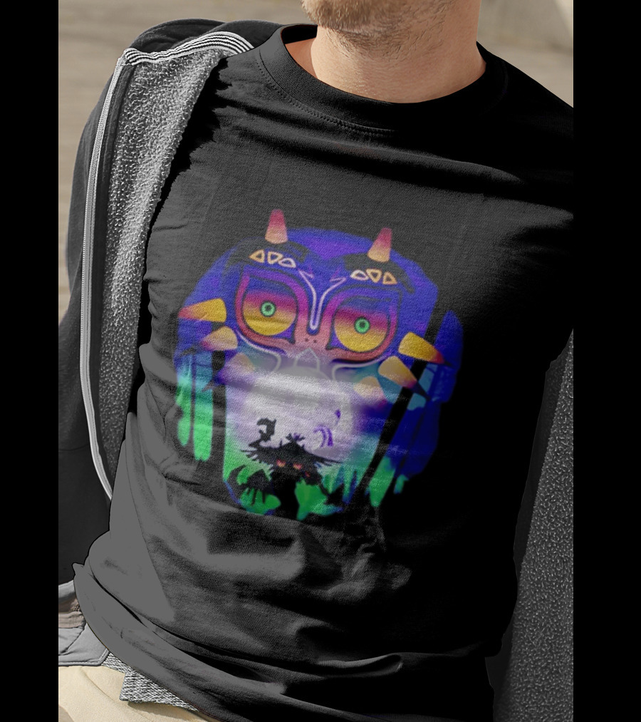 Majora's Mask Legend Of Zelda Skull Kid And Moon T-Shirt