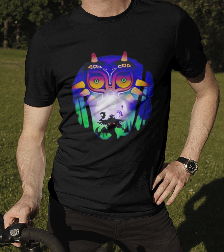 Majora's Mask Legend Of Zelda Skull Kid And Moon T-Shirt