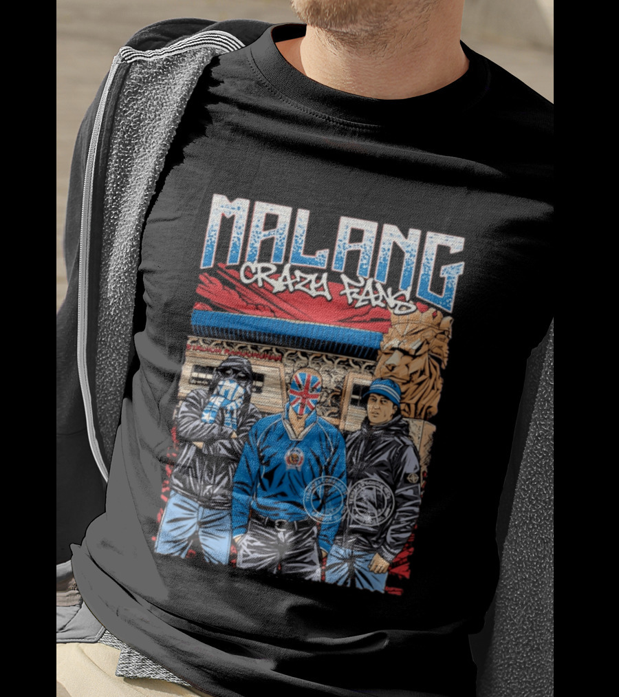 Malang Crazy Fans Stadion Kanjuruhan Arema Football Club T-Shirt