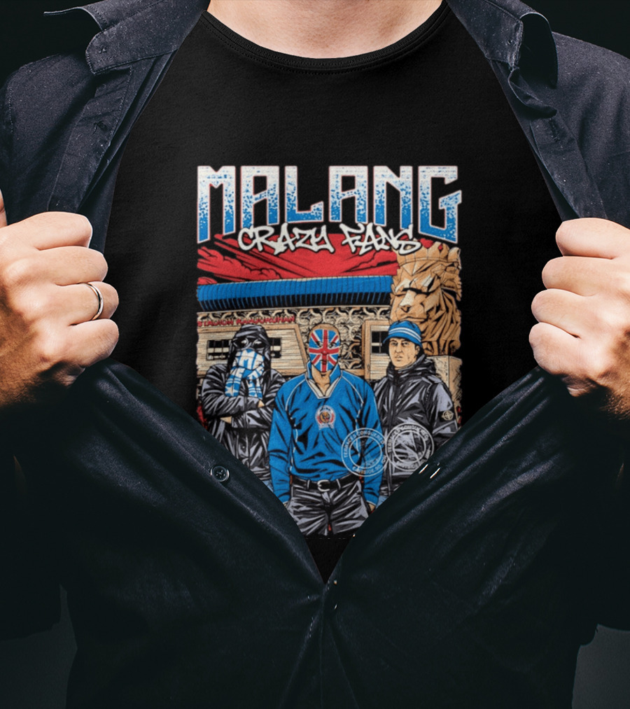 Malang Crazy Fans Stadion Kanjuruhan Arema Football Club T-Shirt