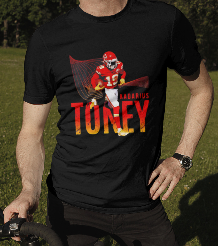 Kadarius Toney Kansas City Chiefs Running Football Star T-Shirt