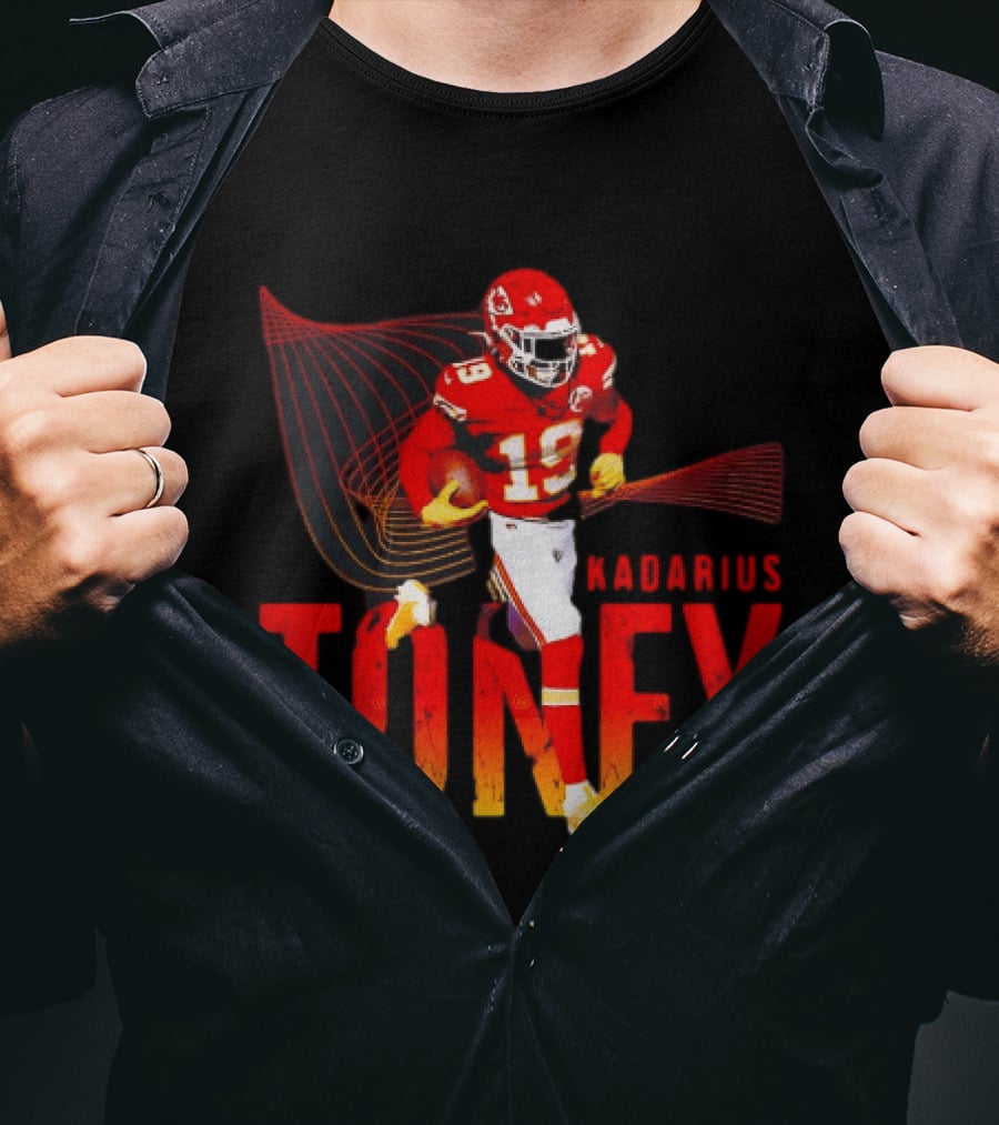 Kadarius Toney Kansas City Chiefs Running Football Star T-Shirt