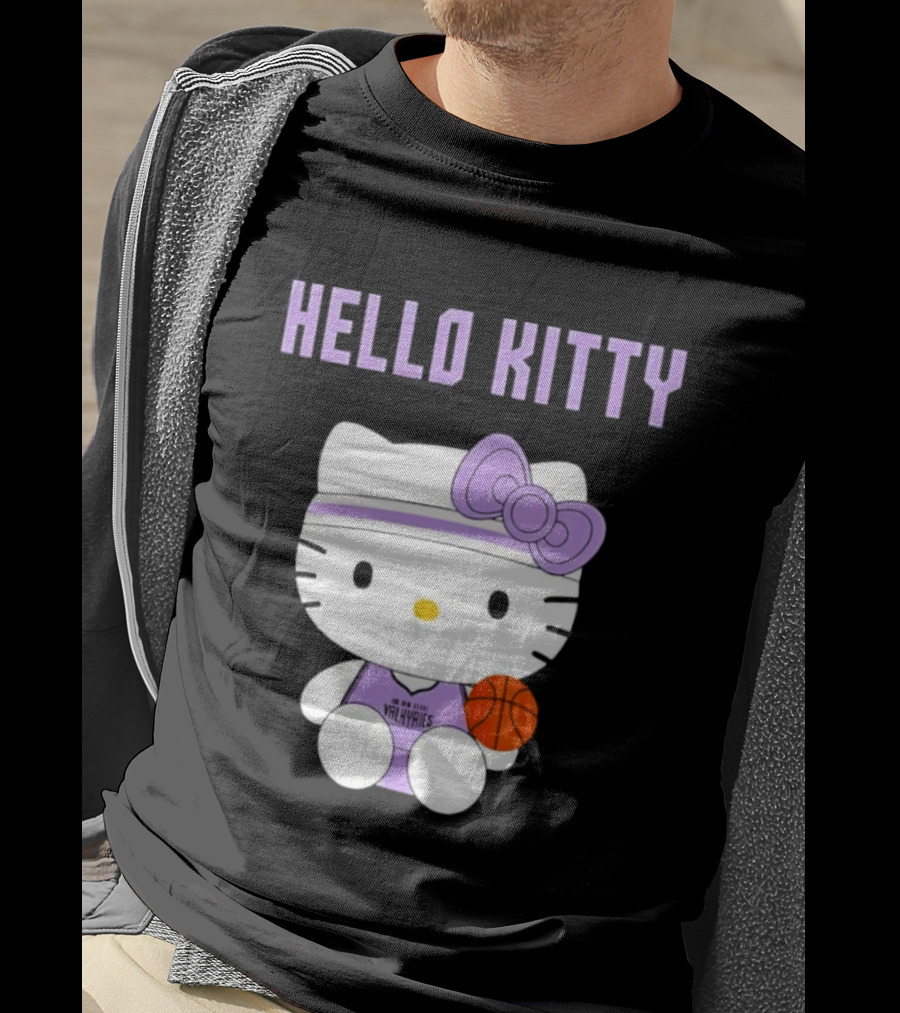 Hello Kitty Basketball Player Golden State Valkyries Collaboration T-Shirt