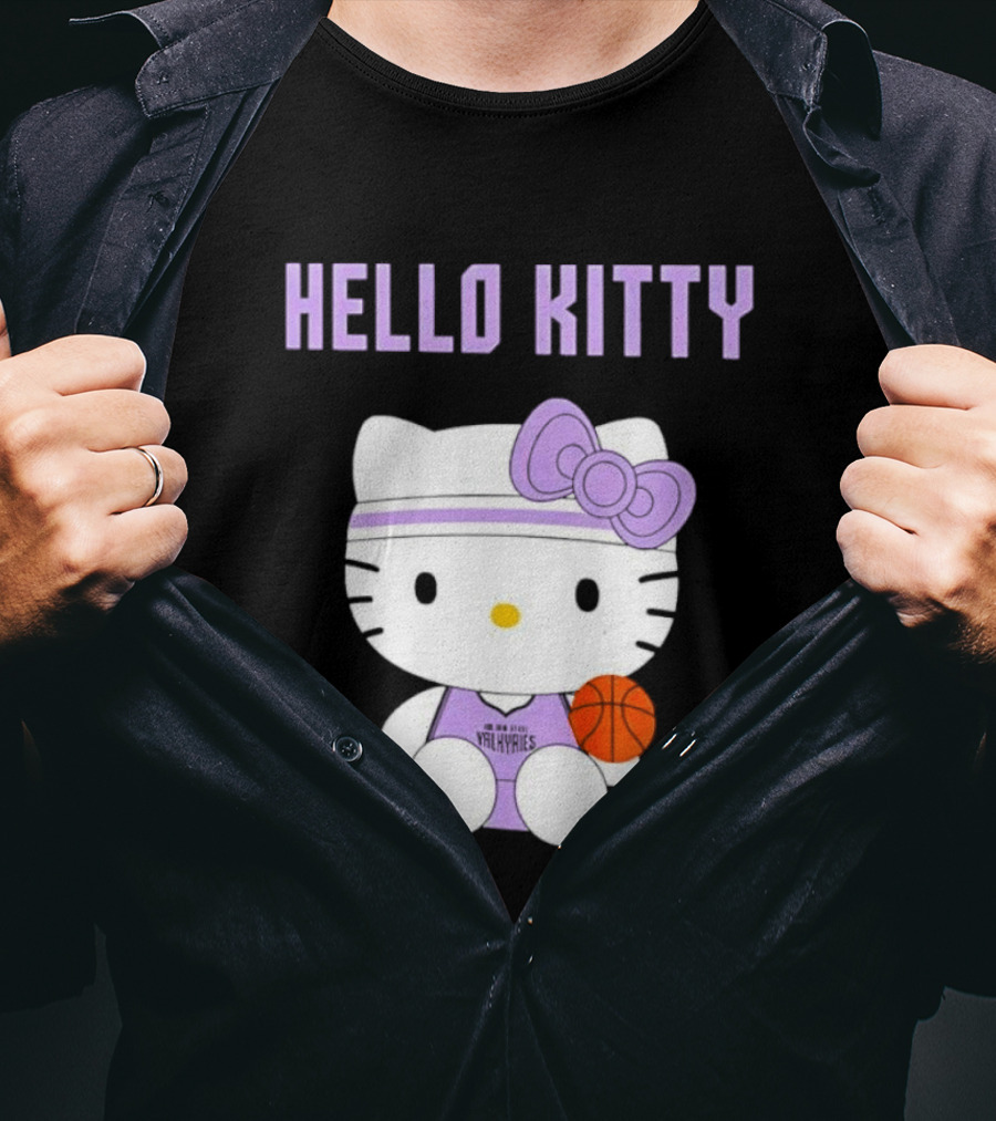Hello Kitty Basketball Player Golden State Valkyries Collaboration T-Shirt