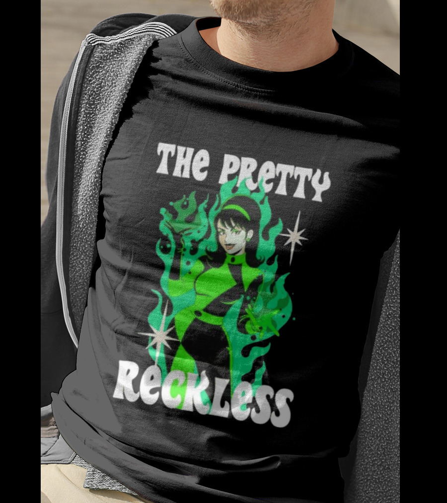 The Pretty Reckless Green Flame Witch Taylor Momsen T-Shirt