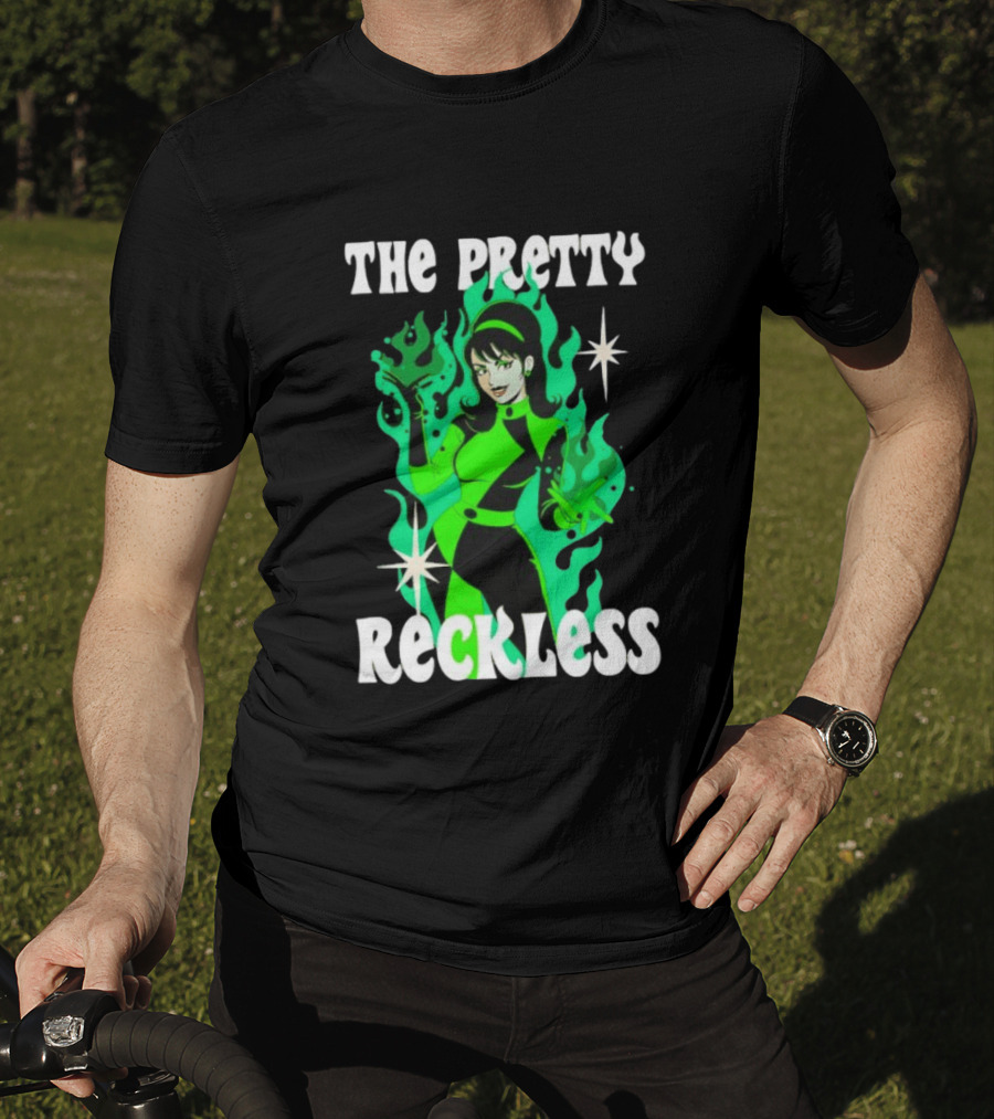 The Pretty Reckless Green Flame Witch Taylor Momsen T-Shirt