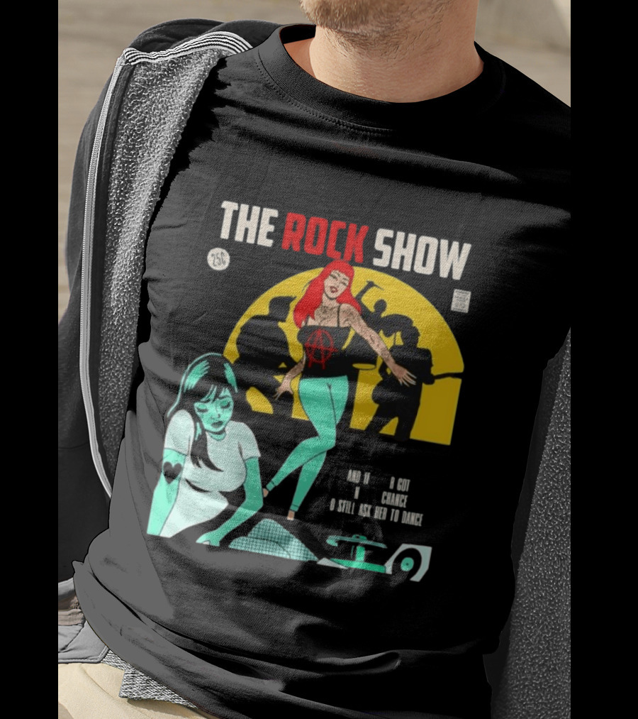 The Rock Show Comic Dance Chance Anarchy Girl Silhouette Scene T-Shirt