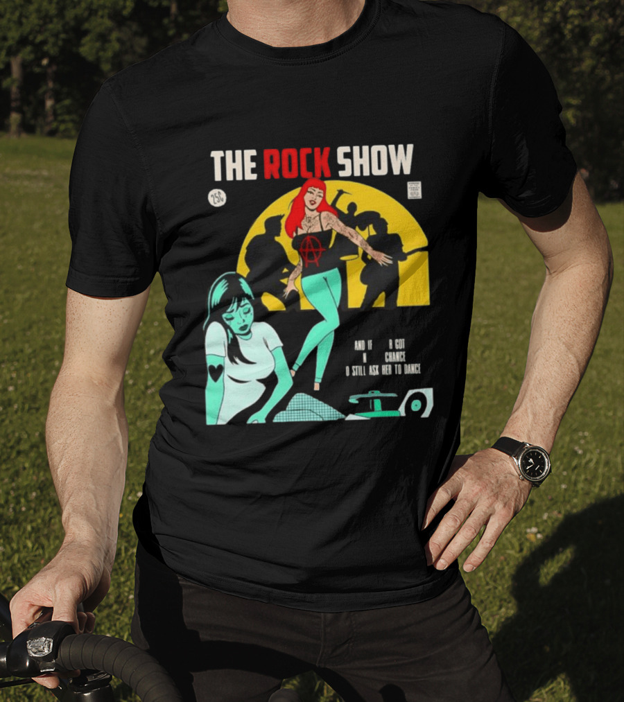 The Rock Show Comic Dance Chance Anarchy Girl Silhouette Scene T-Shirt