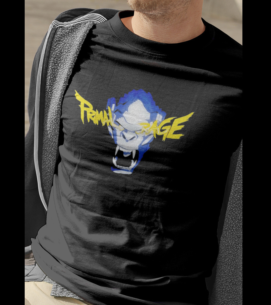 Primal Rage Roaring Gorilla Fierce Expression T-Shirt