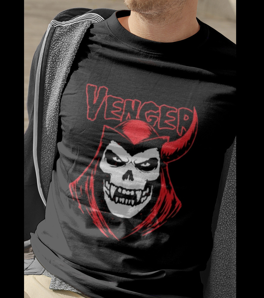 Venger Dungeons And Dragons Evil Villain Skull T-Shirt
