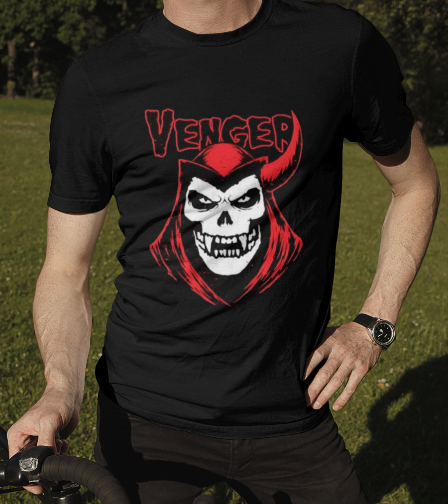 Venger Dungeons And Dragons Evil Villain Skull T-Shirt