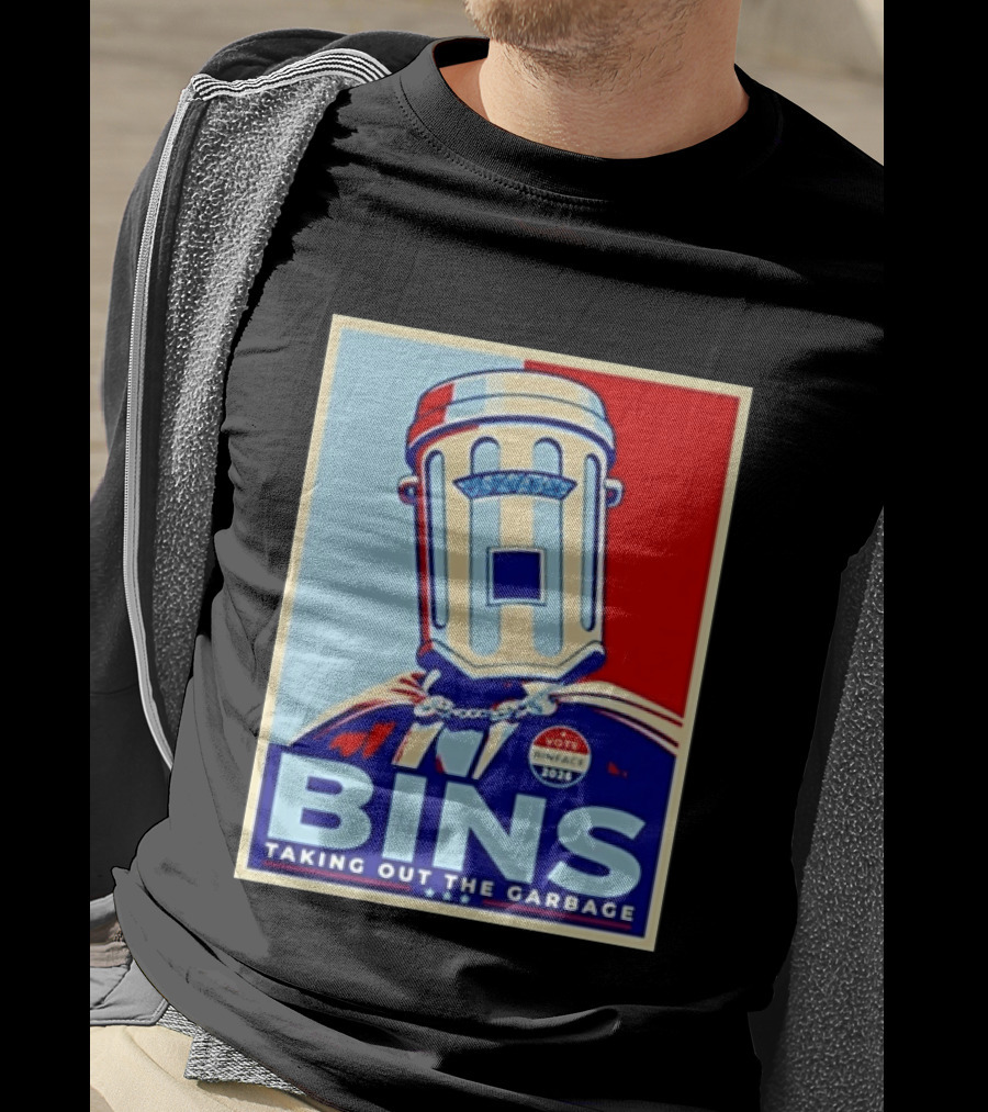 Binface Bins Hope Vote 2024 Taking Out The Garbage T-Shirt