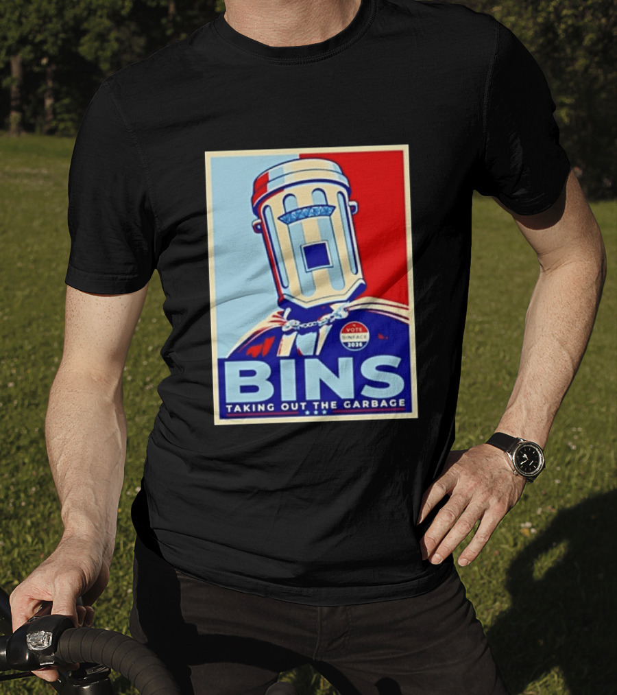 Binface Bins Hope Vote 2024 Taking Out The Garbage T-Shirt