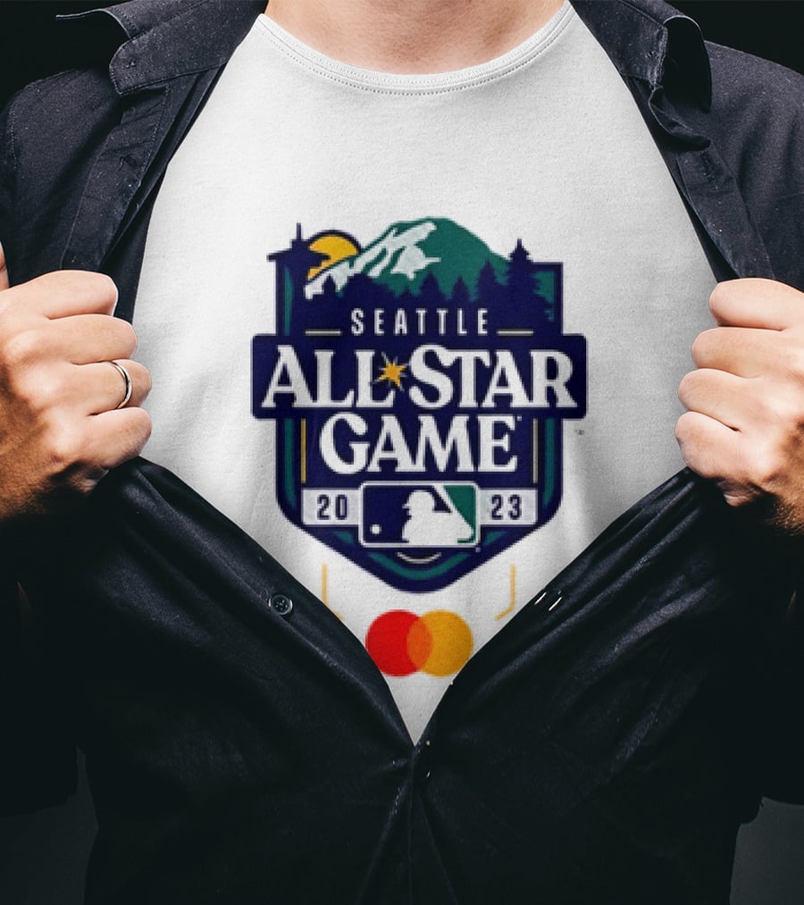 Seattle 2023 MLB All Star Game Baseball Mastercard T-Shirt