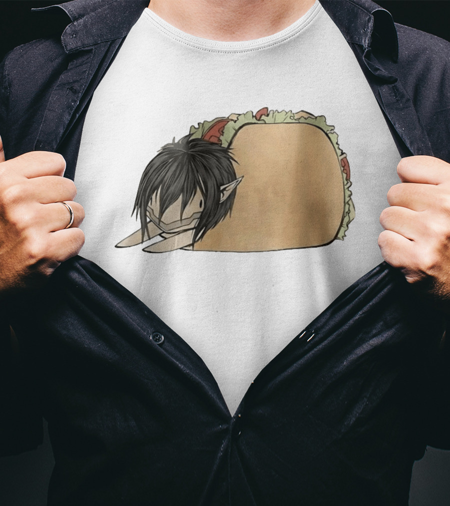 Attack On Titan A Taco On Titan Anime Mashup T-Shirt