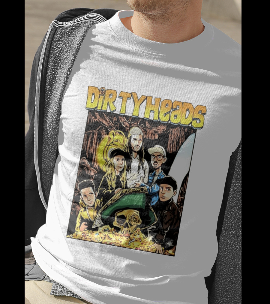 Dirty Heads Goonies Treasure Cave Adventure Tour 2024 T-Shirt