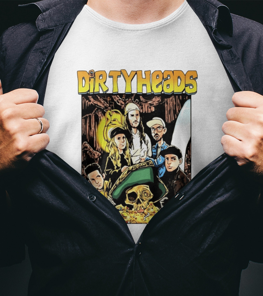 Dirty Heads Goonies Treasure Cave Adventure Tour 2024 T-Shirt