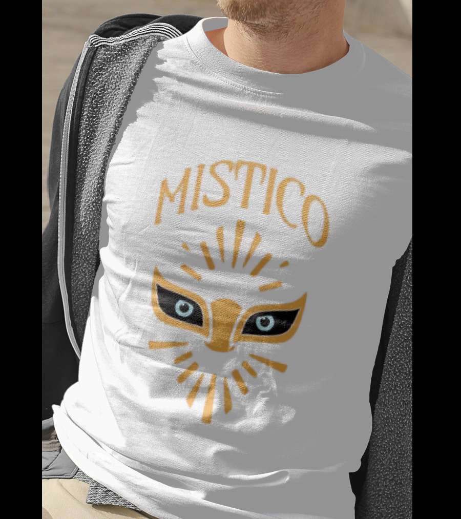 Mistico Luchador Eyes Mask Staring Lucha Libre Wrestling T-Shirt